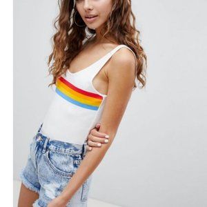 Pull&Bear Rainbow Cami Bodysuit